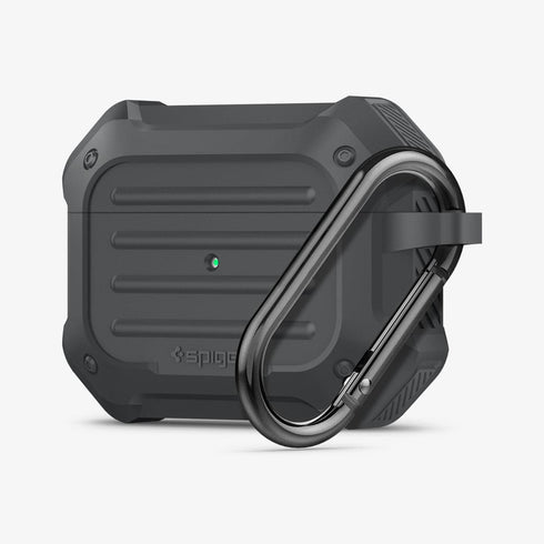 ASD00537 - Apple AirPods Pro Case Tough Armor in black showing the front